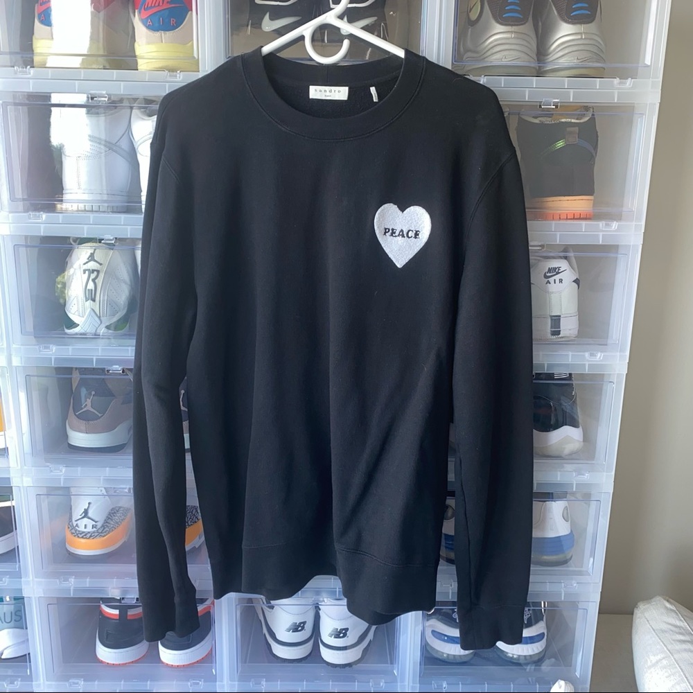 Sandro Peace Crewneck Sweatshirt-Men